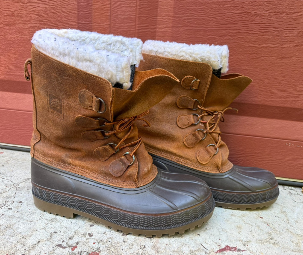 LaCrosse Mens Size 10 Insulated Duck Boots Hunting Work USA Made Removable Liner